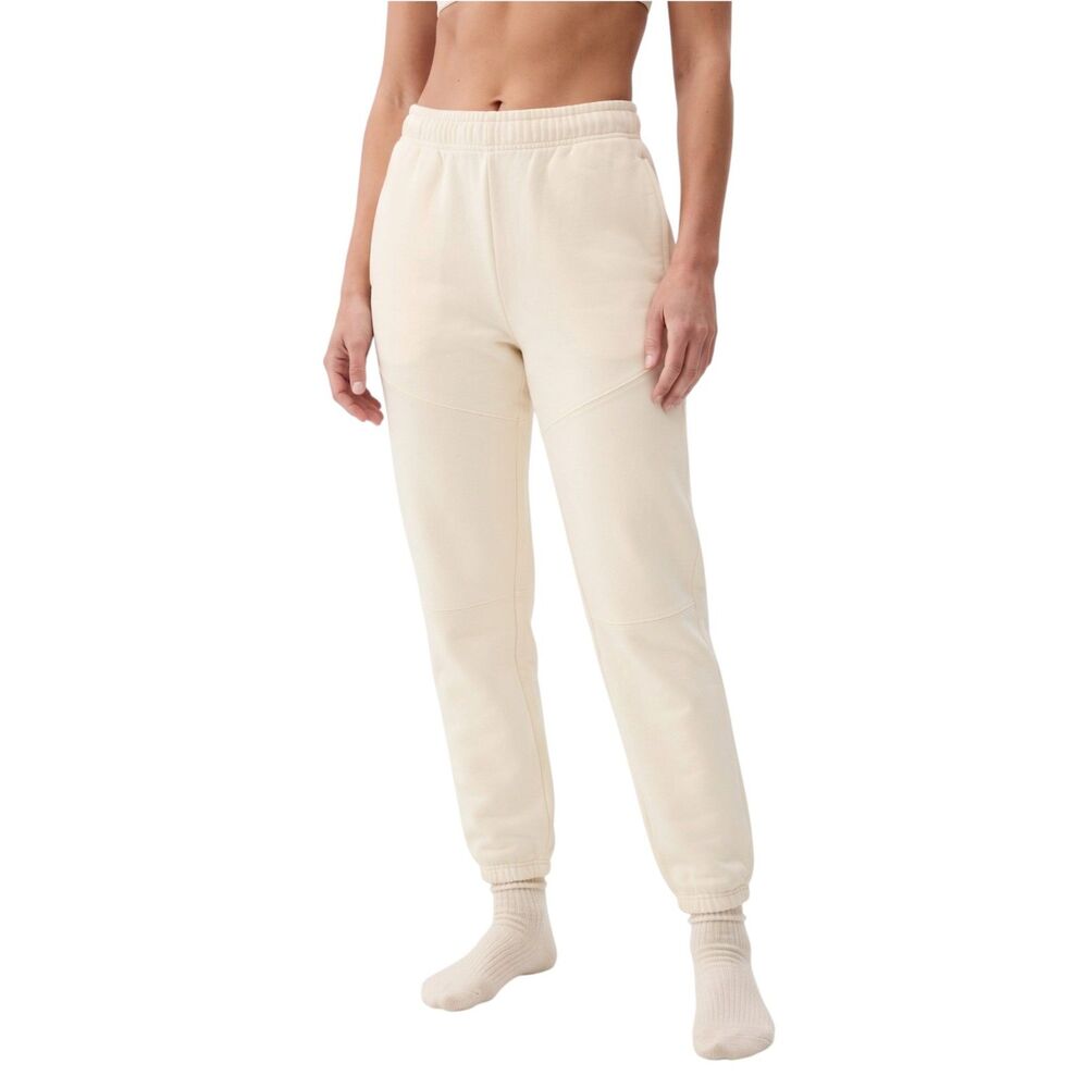 Naked Wardrobe Oversized Butter Yellow Sweatpants Joggers Size LG